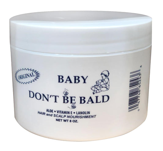 Baby Don't Bald close-up of product being applied to scalp for soft hydration