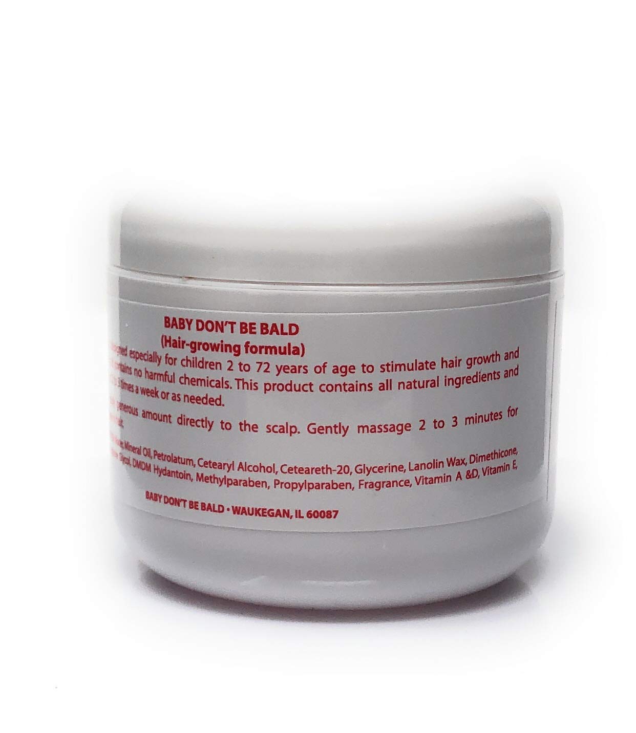 Baby Don't Bald product being applied to scalp demonstrating gentle targeted support