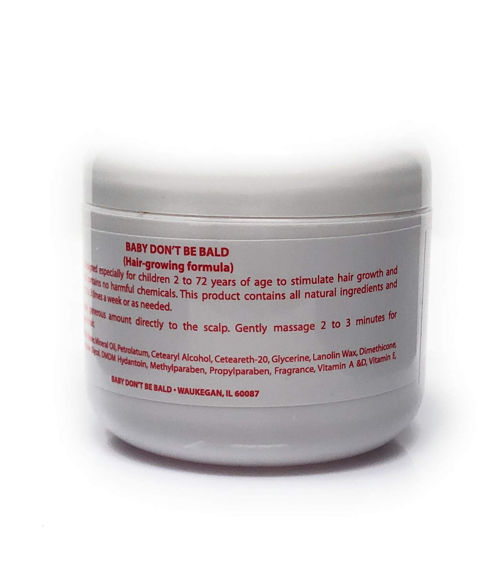 Baby Don't Bald product being applied to scalp demonstrating gentle targeted support