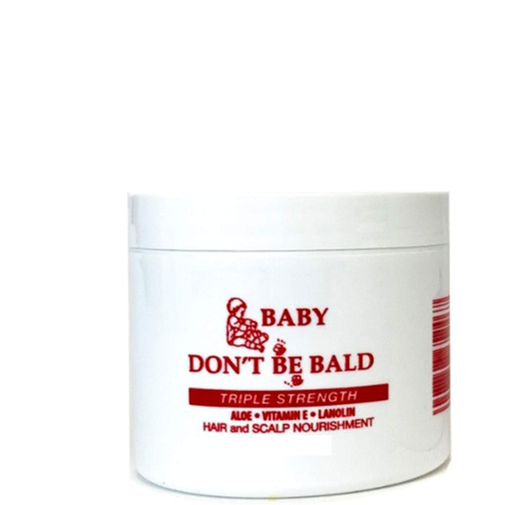 Baby Don't Bald front packaging 4 oz bottle shows label and size for simple storage