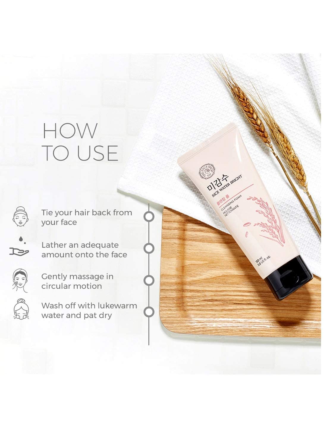 BabyFaceDiary bottle styled on bathroom shelf conveying everyday skincare routine