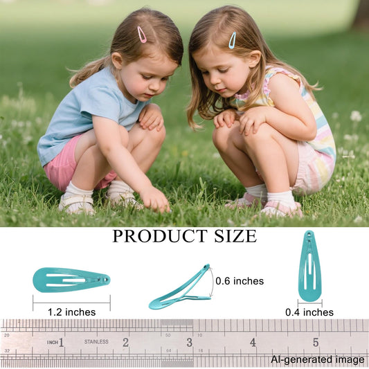 Babymatch clip close-up texture highlighting metal snap and smooth finish