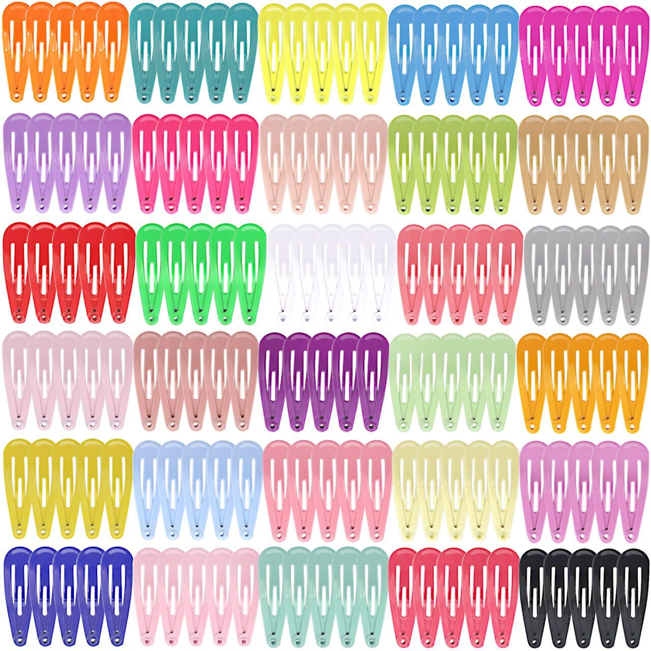 Babymatch front packaging showing 150 colorful mini snap clips, easy selection