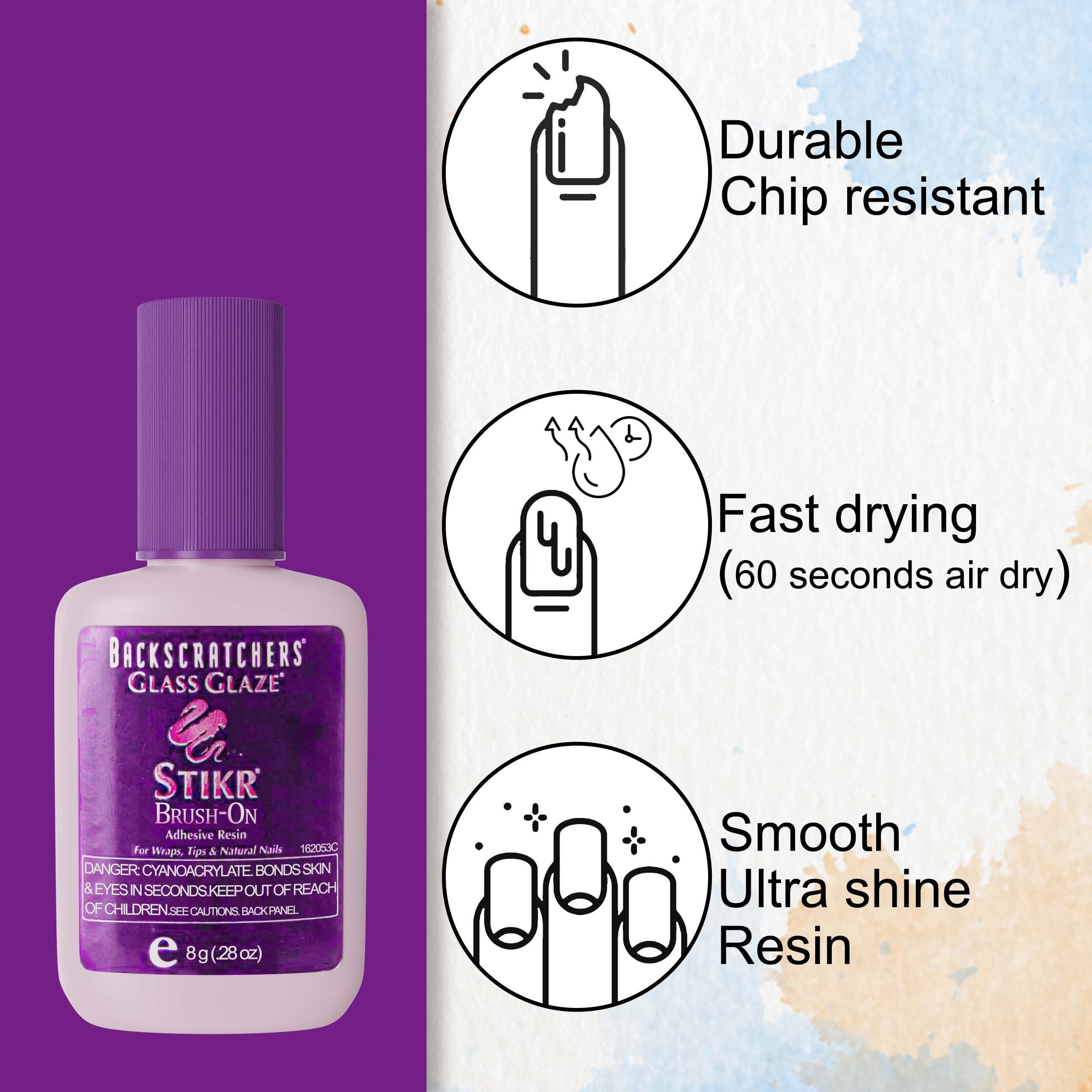 BACKSCRATCHERS resin drop texture demonstrating smooth self-leveling finish