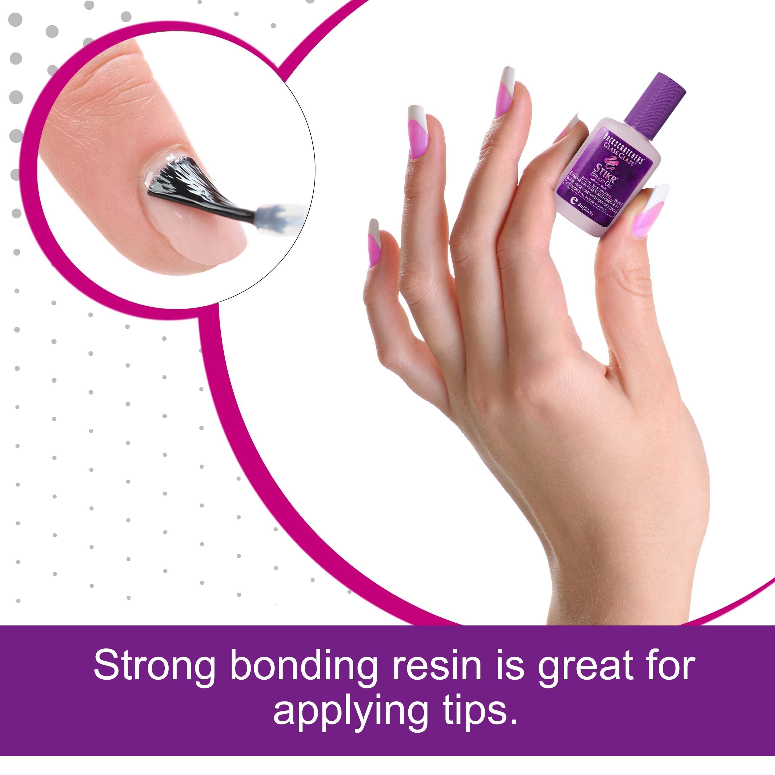 BACKSCRATCHERS resin tube close-up highlighting precise applicator