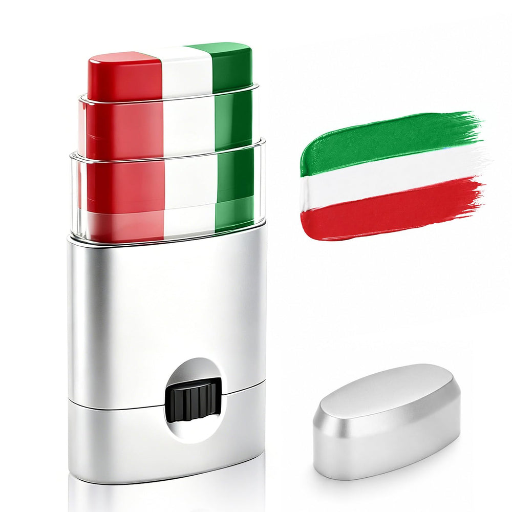 BADCOLOR tricolor stick front view shows compact portability and clear color sections