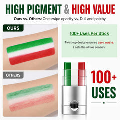 BADCOLOR under-eye sports mark demo giving precise eye-black style benefits