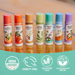 Badger four-pack arranged neatly demonstrating value and multiple backups
