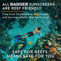 Badger label with ingredients and certifications for transparency
