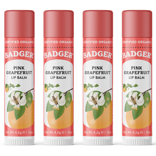 Badger front tube showing label and citrus design for easy identification and benefit