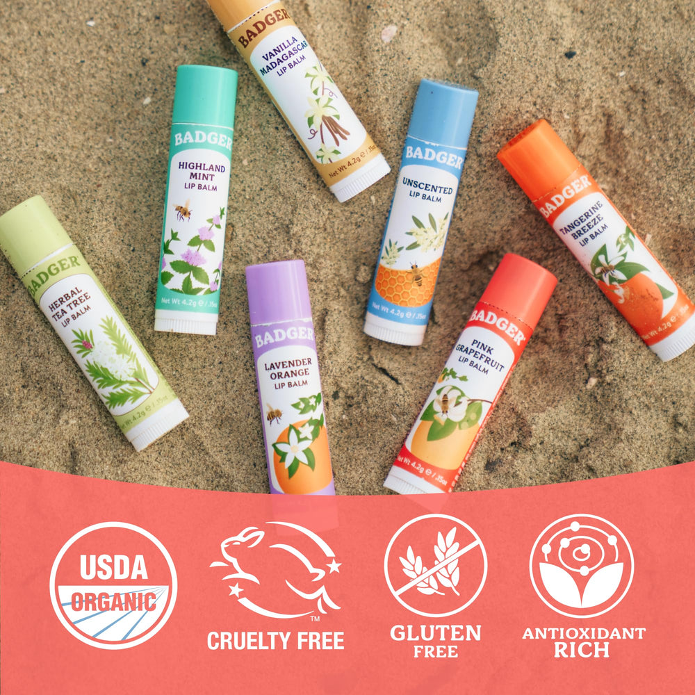 Badger manufacturing label noting solar-made production for sustainable choice