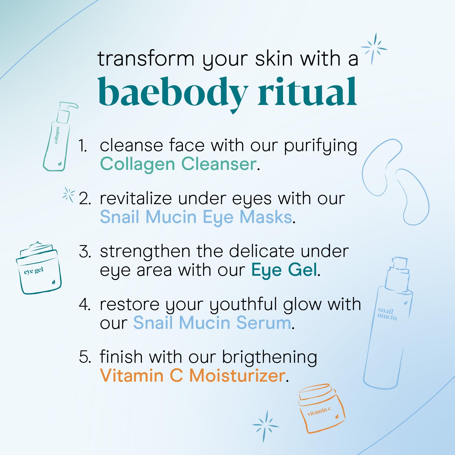 Baebody being applied to cheek to demonstrate easy absorption and dewy finish