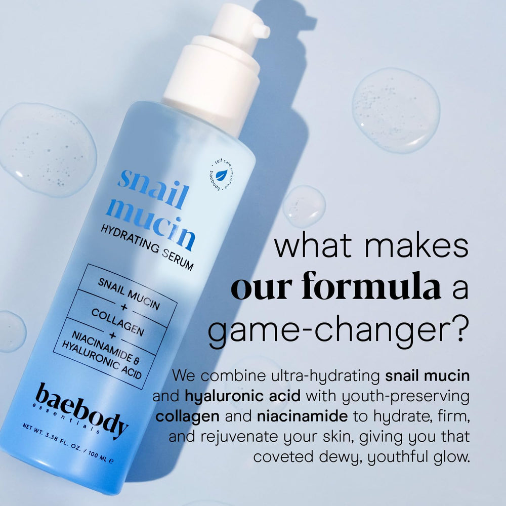 Baebody dropper dispensing a clear drop for controlled, no-waste application