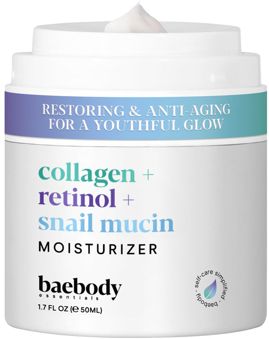 Baebody front pump jar showing packaging and easy dispensing benefit