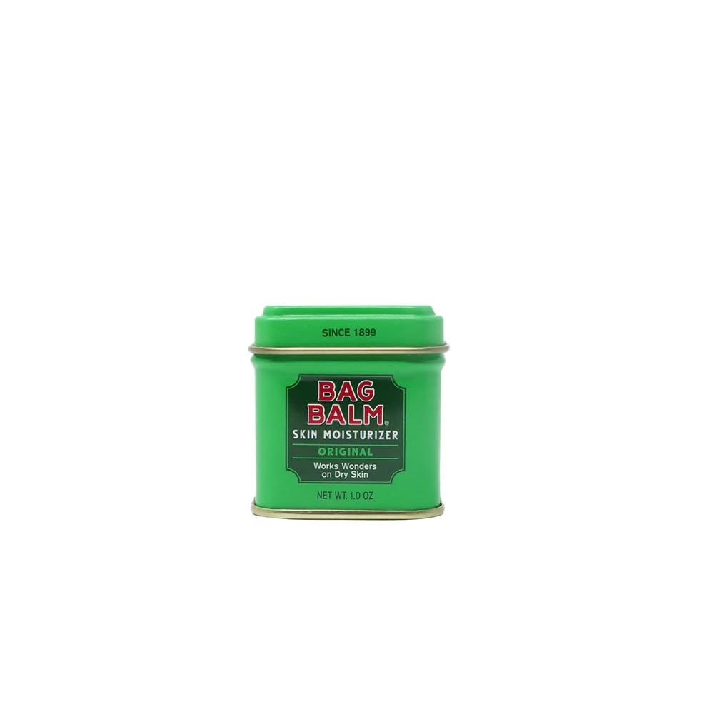 Bag Balm front tin showing label and portable size, protects skin on the go