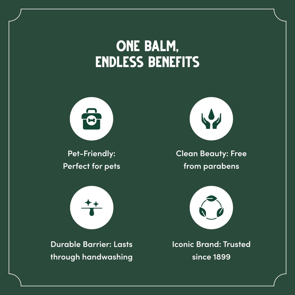 Bag Balm ingredients label close-up highlighting simple five-ingredient formula