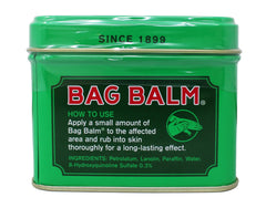 Bag Balm applied to lips and cuticles for conditioning and visible softness