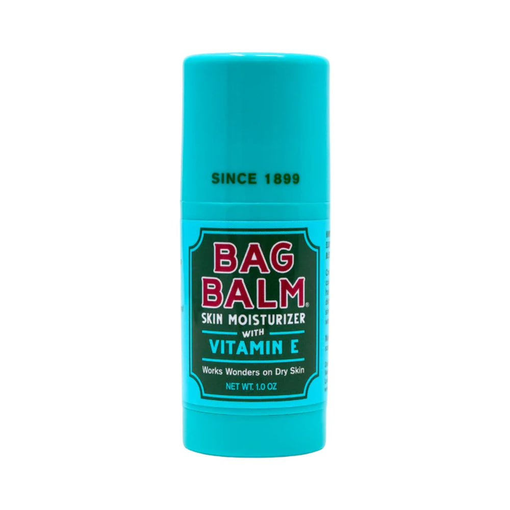 Bag Balm original twist-up stick front view showing compact portable design and hydration benefit