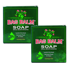 Bag Balm front packaging showing rosemary mint scent benefits skin hydration