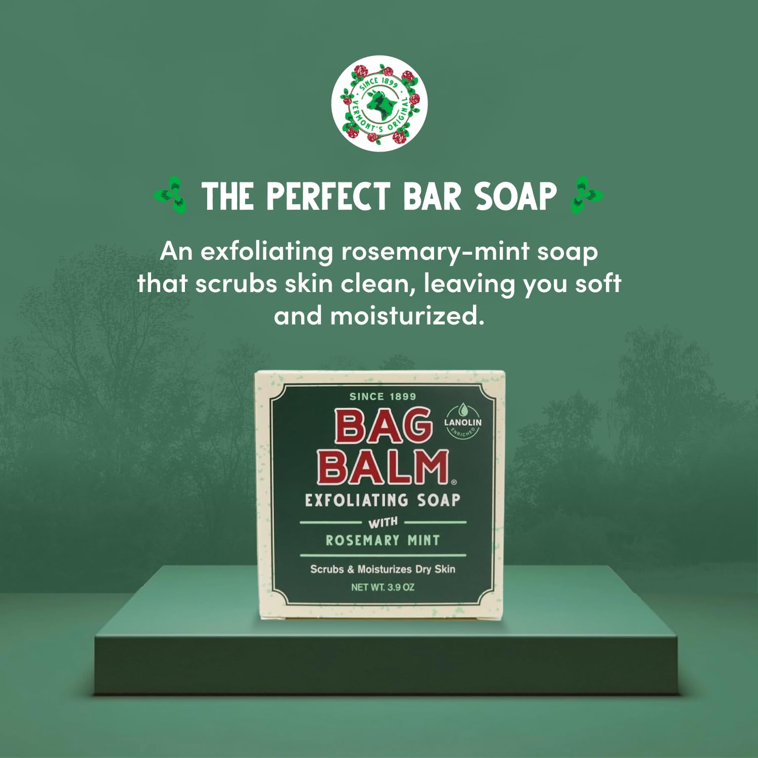 Bag Balm close-up of soap texture highlighting exfoliant particles