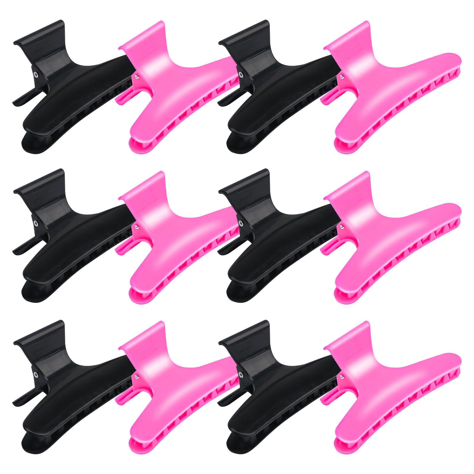 BAHABY front view of 12-pack clips showing colors and packaging for easy selection