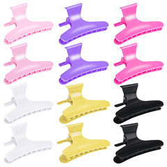 BAHABY front view of 12-pack showing colorful butterfly clamps and packaging benefit organization