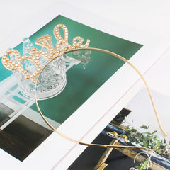 BAHABY headband paired with veil showing compatibility and styling
