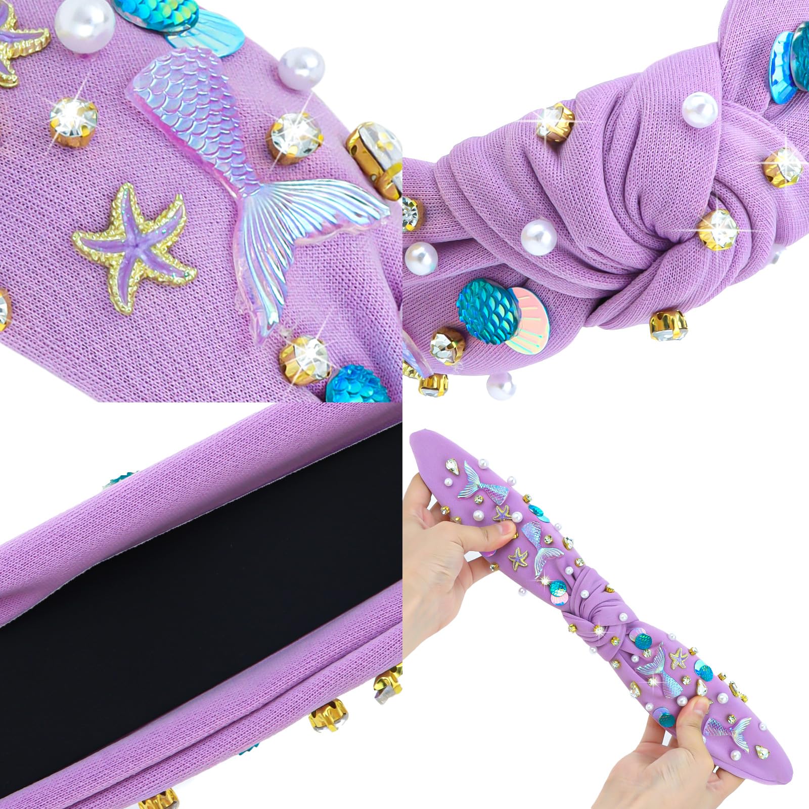 BAHABY view of starfish and mermaid tail charms showcasing whimsical accents