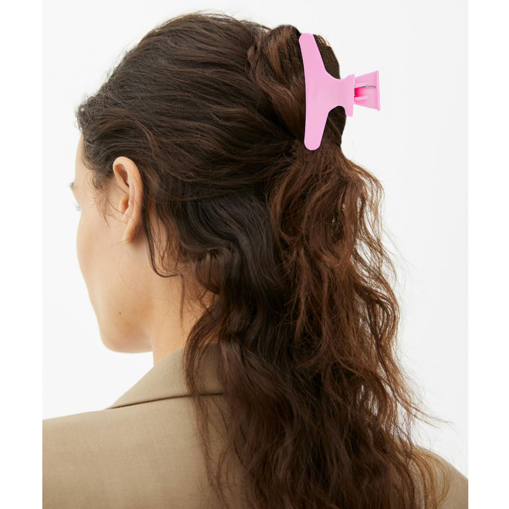 BAHABY pink and hot-pink clips contrasted to show color-coding for sectioning