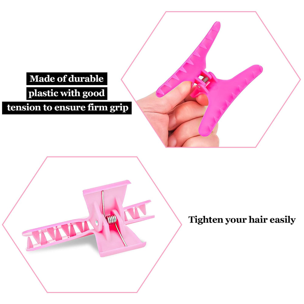 BAHABY pile of 12 clips demonstrating full kit ready for multi-step styling