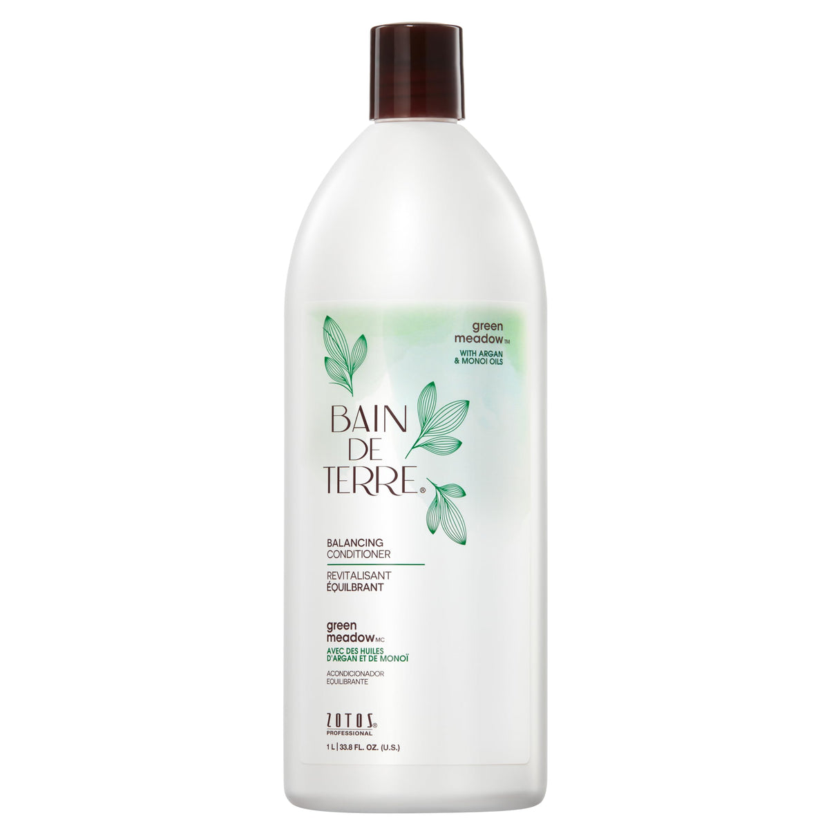 Bain de Terre front bottle showing product and size for easy recognition