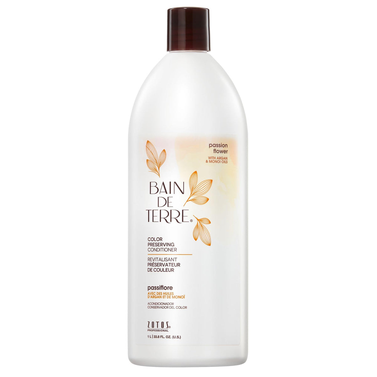 Bain de Terre front bottle showing product and scent benefits