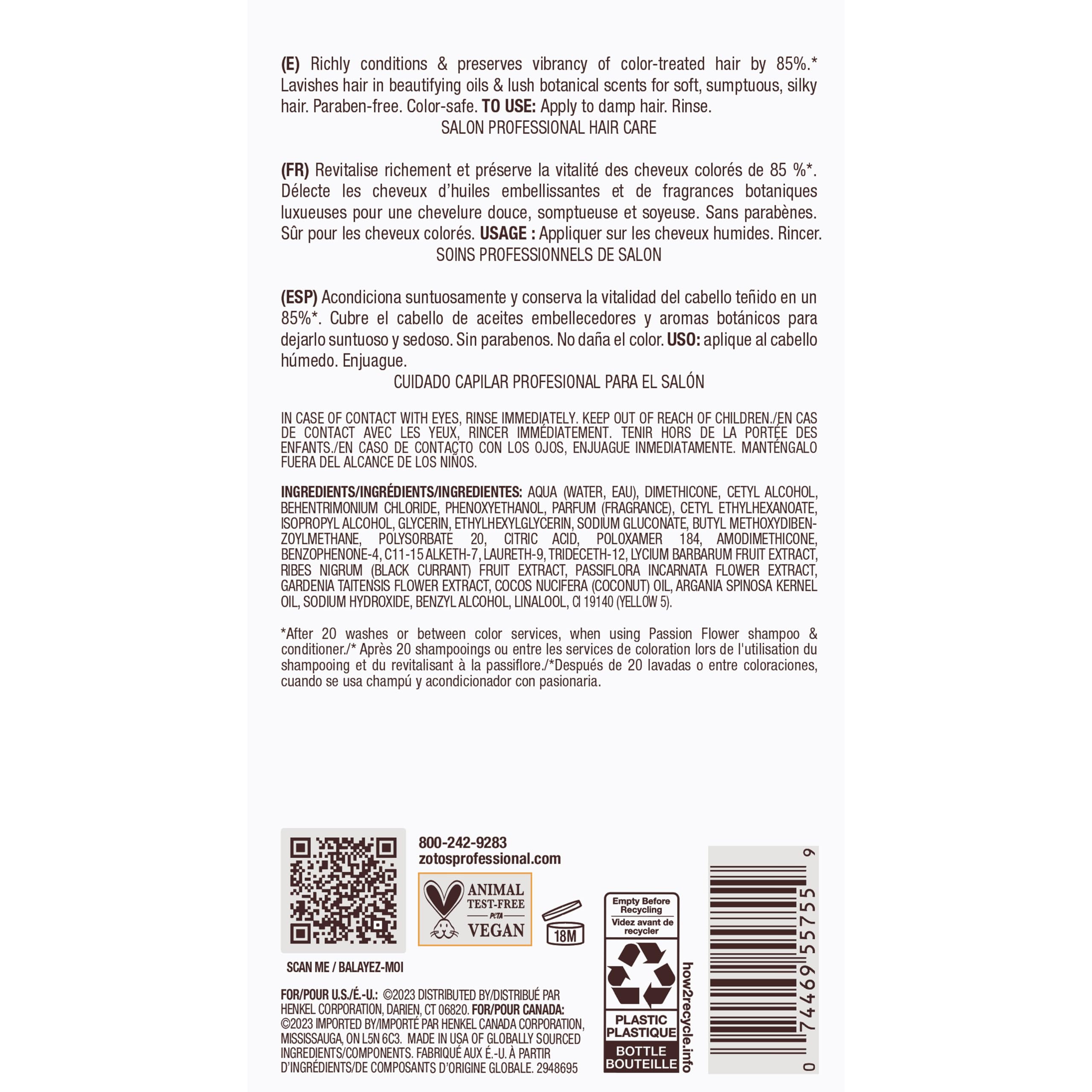 Bain de Terre passion flower extract close-up highlighting botanical care