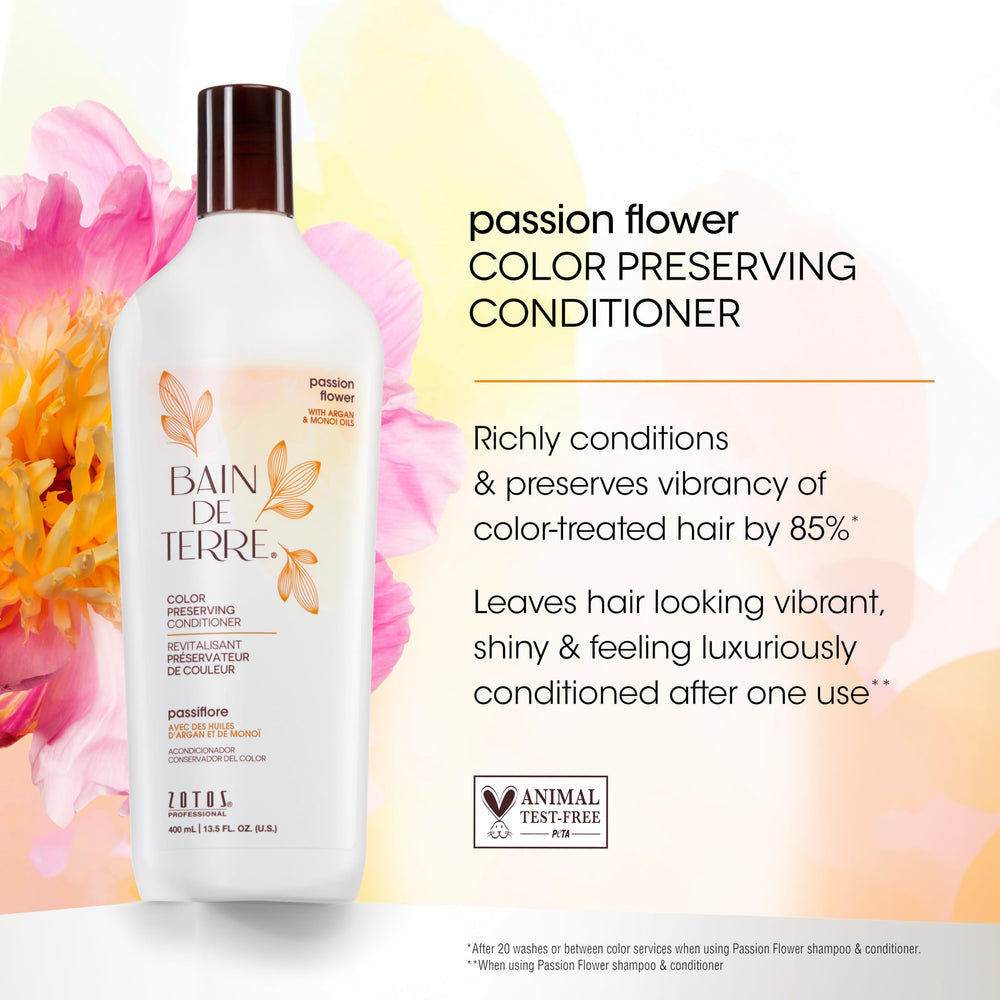 Bain de Terre conditioner texture on hand showing creamy consistency