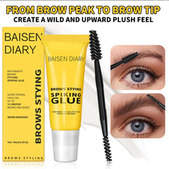 BAISEN DIARY clear gel texture swirl highlighting lightweight finish