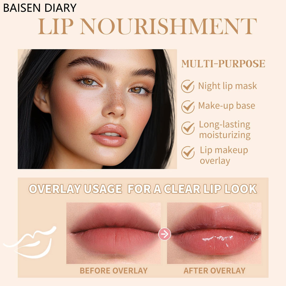 BAISEN DIARY close-up of shea butter swipe highlighting deep moisturization benefit