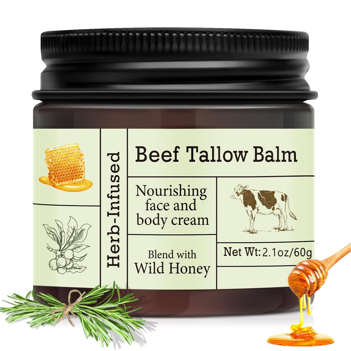 BAISEN DIARY front jar showing clean packaging and travel-friendly size benefits