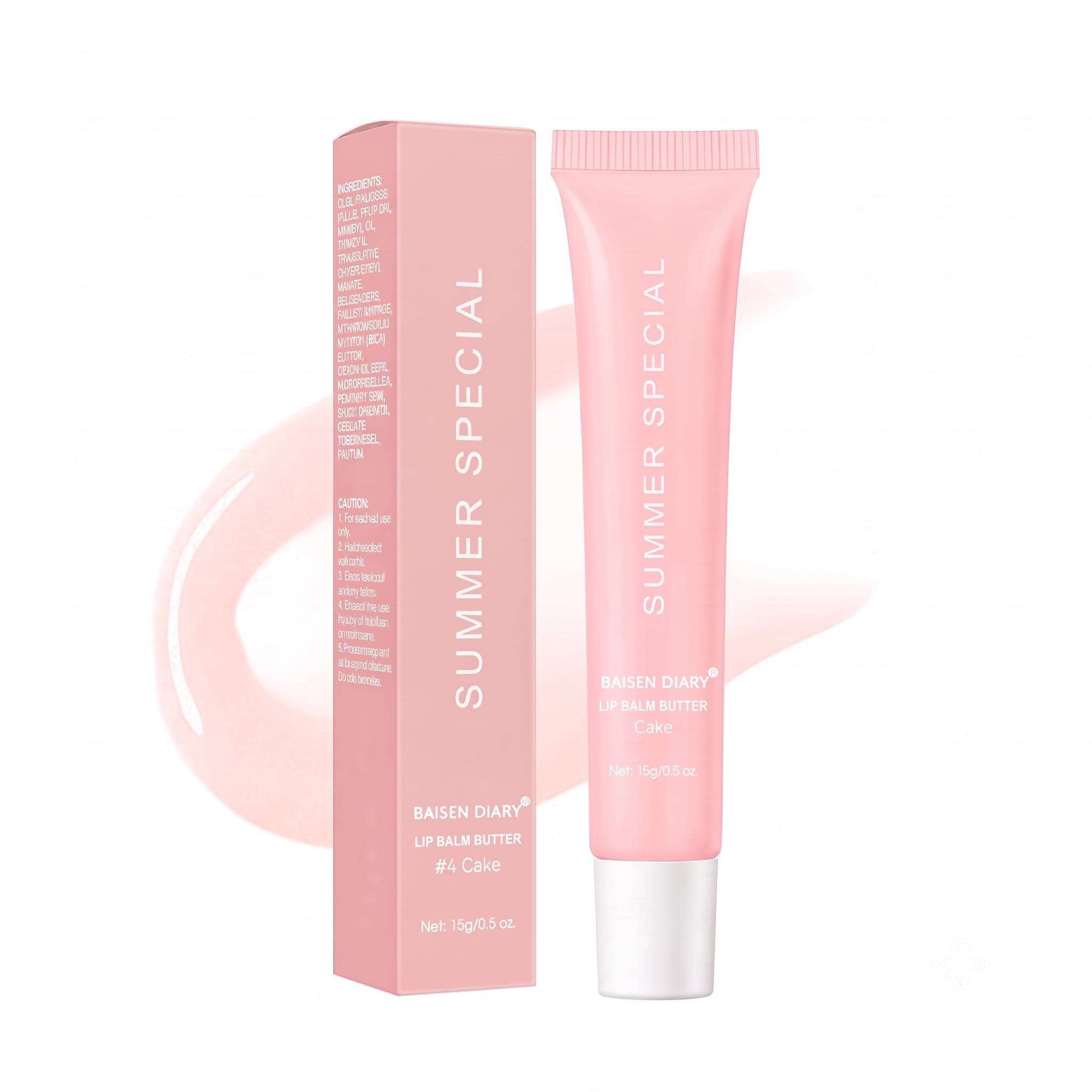 BAISEN DIARY front jar view showing compact travel-ready balm and branding