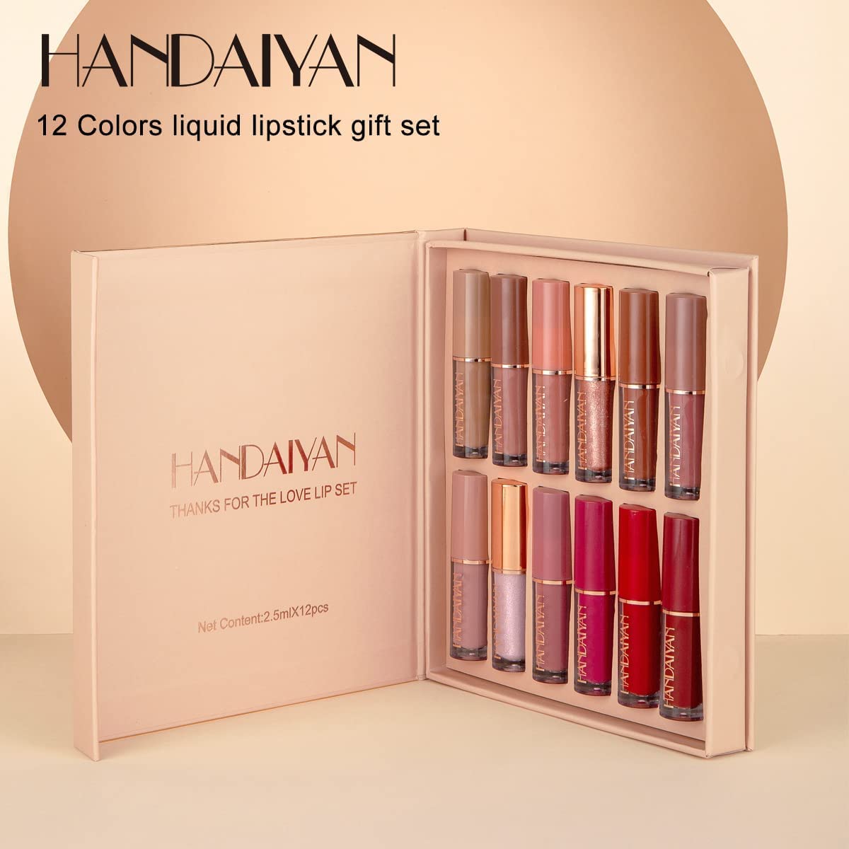 BAISEN DIARY lipstick applied on model smiling highlighting true-to-tube color payoff