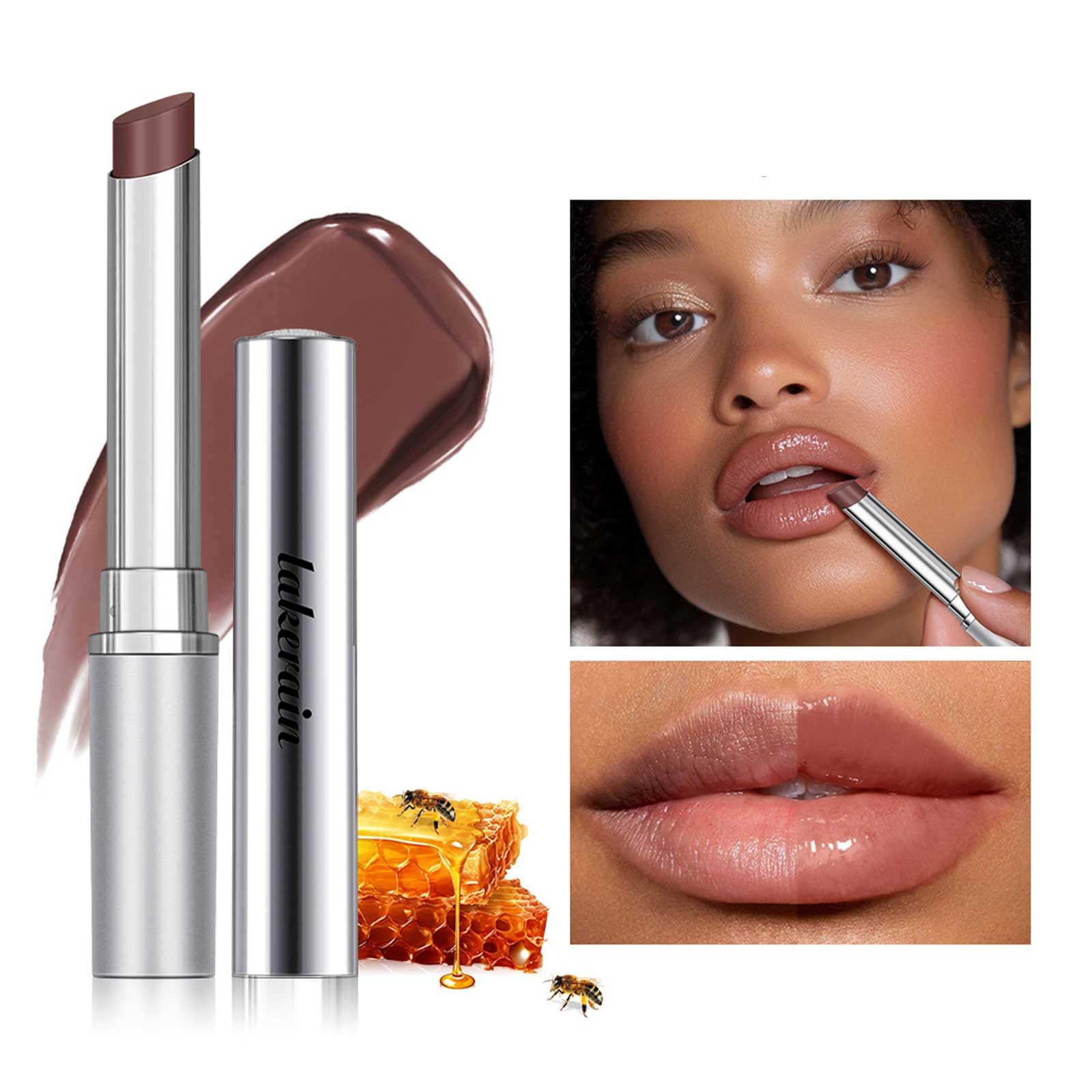 BAISEN DIARY close-up of balm texture illustrating smooth gliding hydration benefit