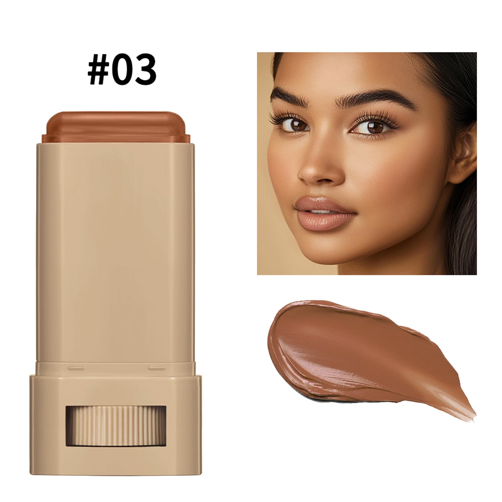 BAISEN DIARY open stick revealing smooth balm texture for easy glide