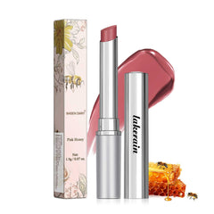 BAISEN DIARY swatch on skin revealing buildable honey-pink tone and glow