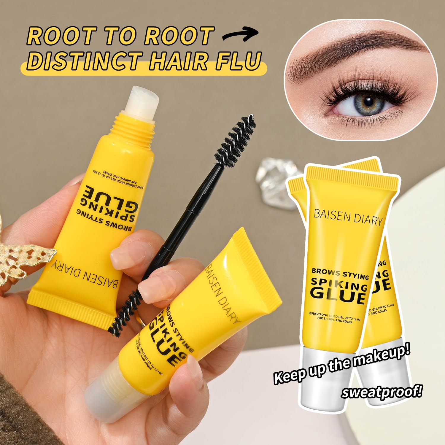 BAISEN DIARY waterproof test resisting water for all‑day hold