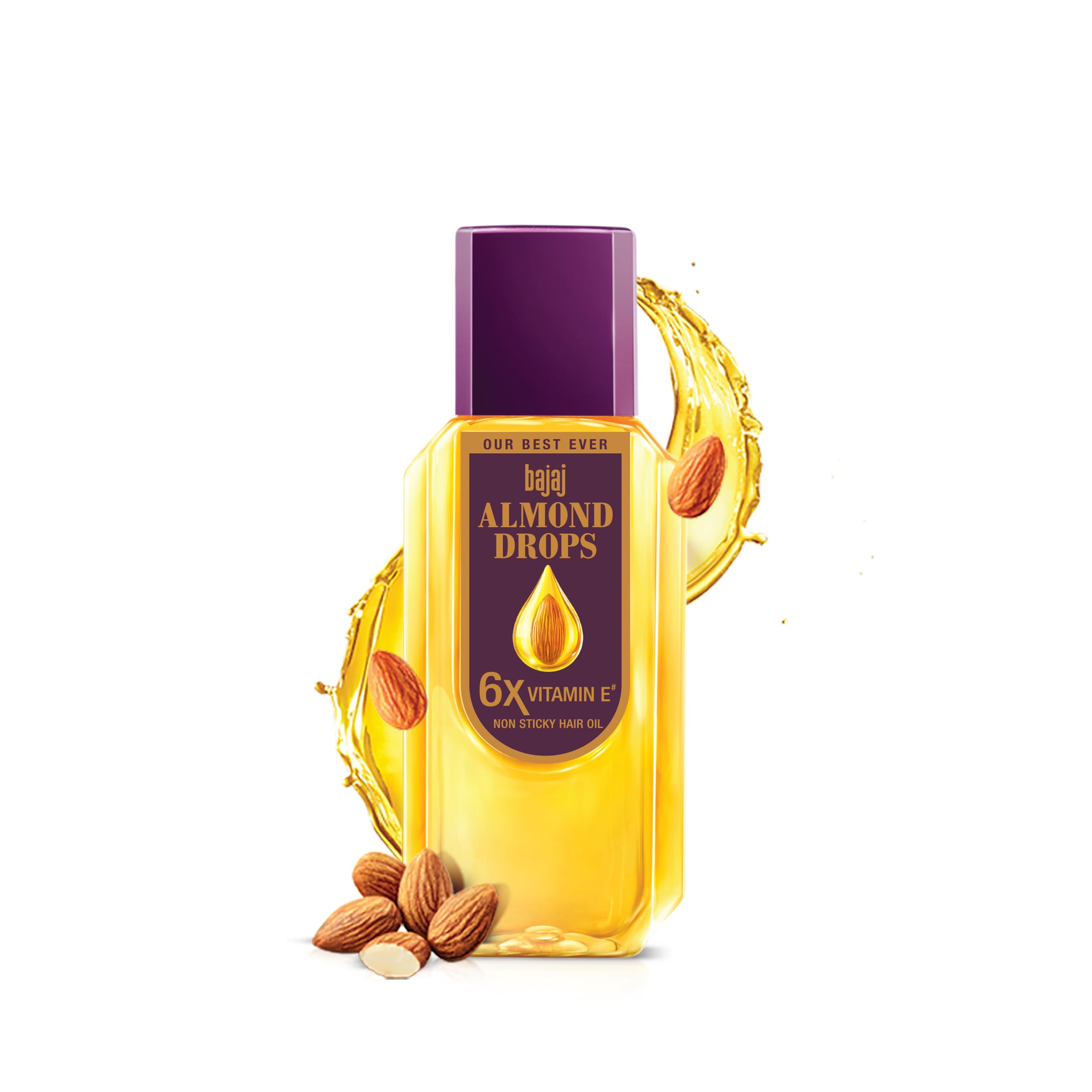 Bajaj Almond Drops front packaging showing bottle and label for easy identification