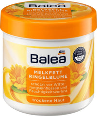 Balea front view of 250 ml jar showing label and size, clear protection benefit
