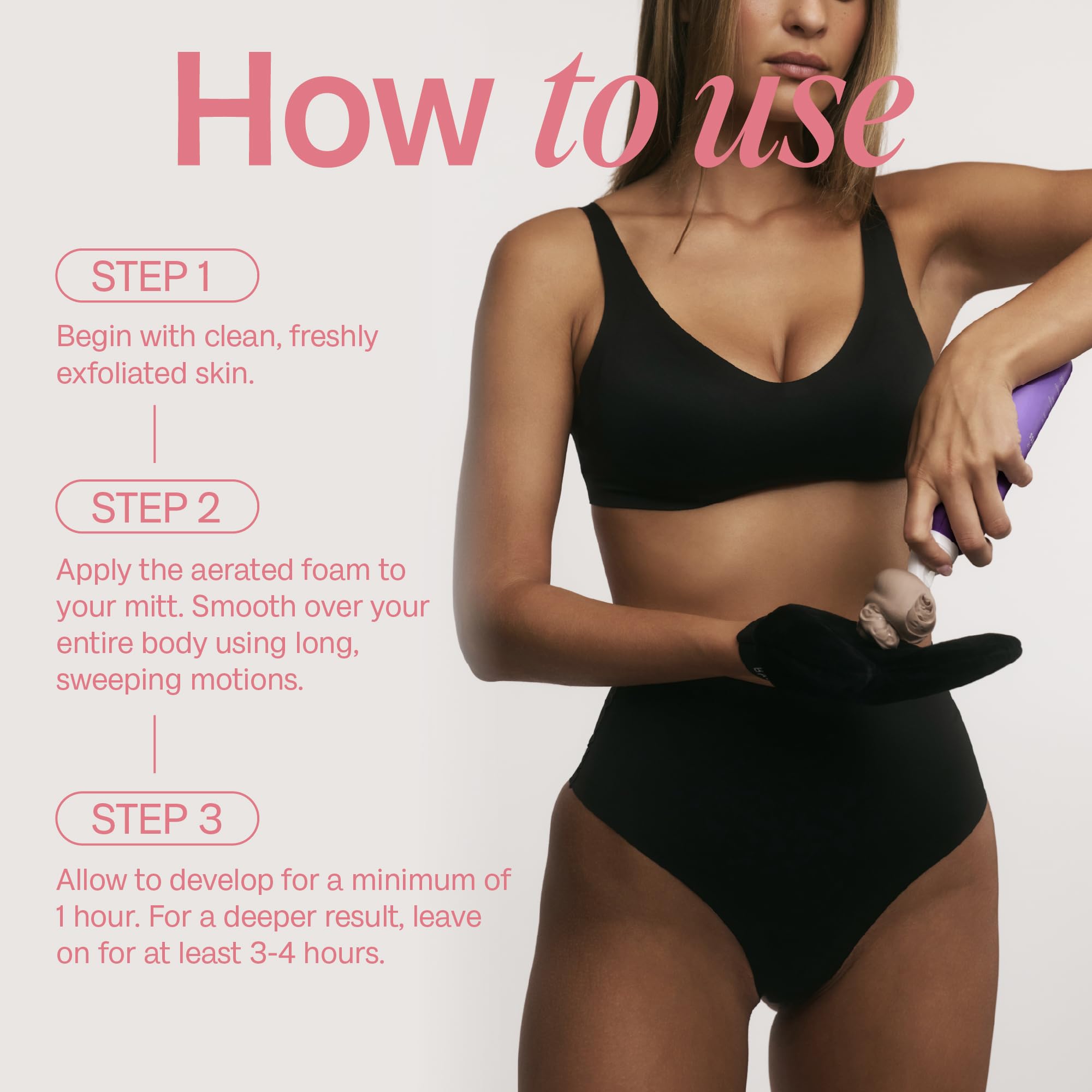 BALI BODY before-and-after skin comparison showing natural bronze improvement