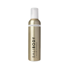 Bali Body front packaging showing bottle and easy-pump for quick application