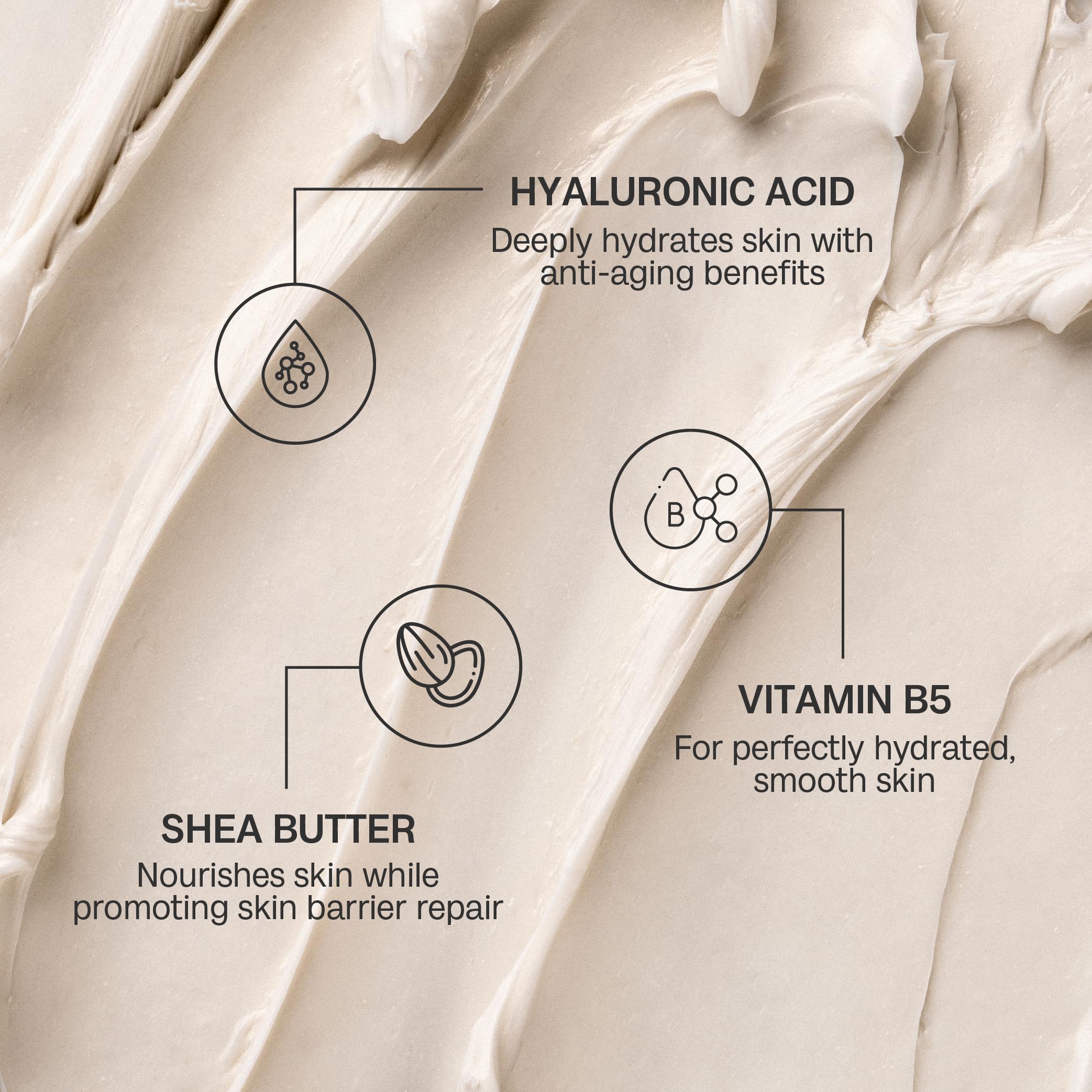 BALI BODY close-up texture of creamy butter emphasizing hydration benefit