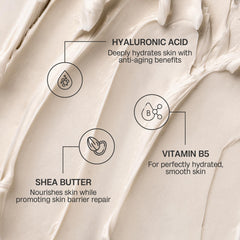 BALI BODY close-up texture of creamy butter emphasizing hydration benefit