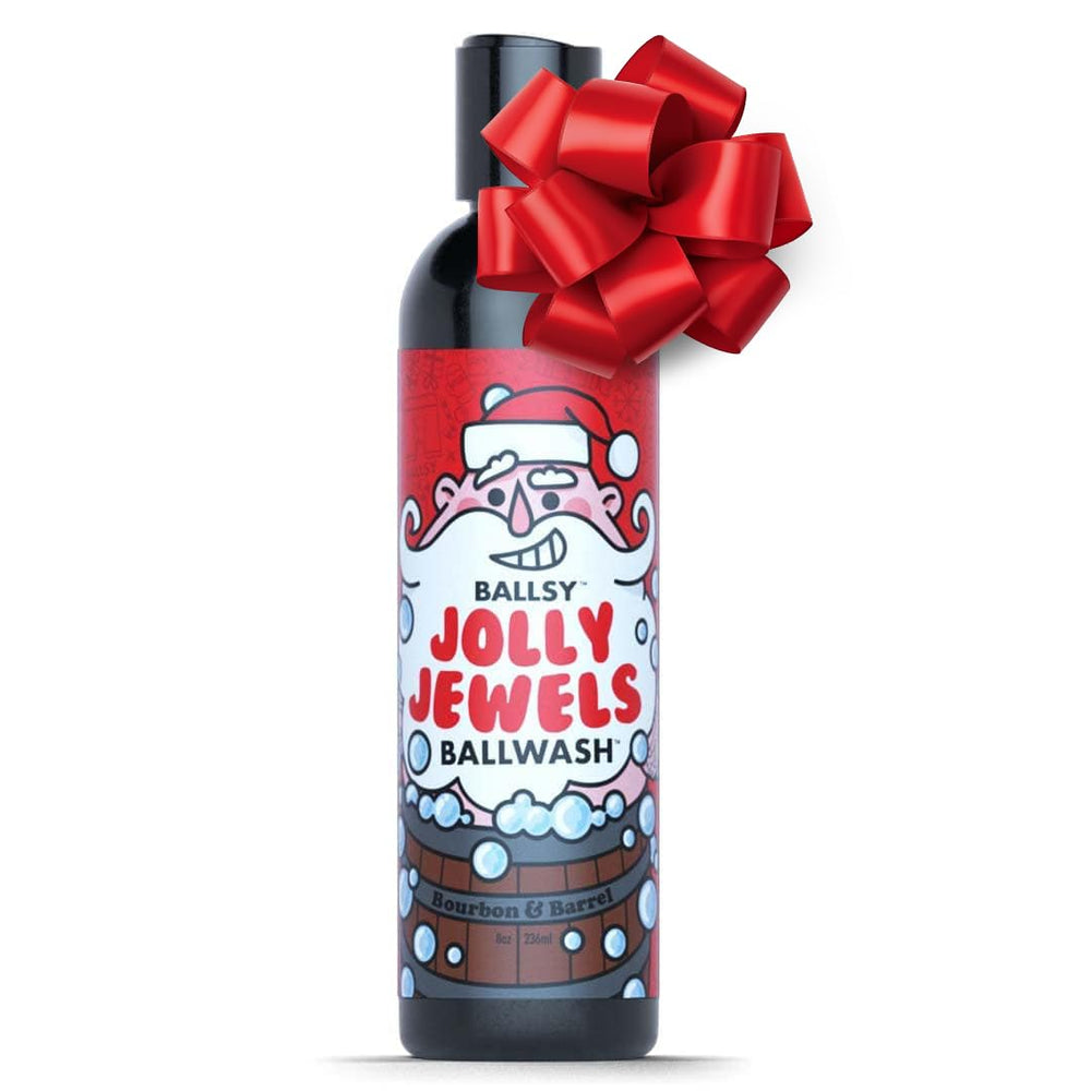 Ballsy bottle front label showing scent and charcoal benefits